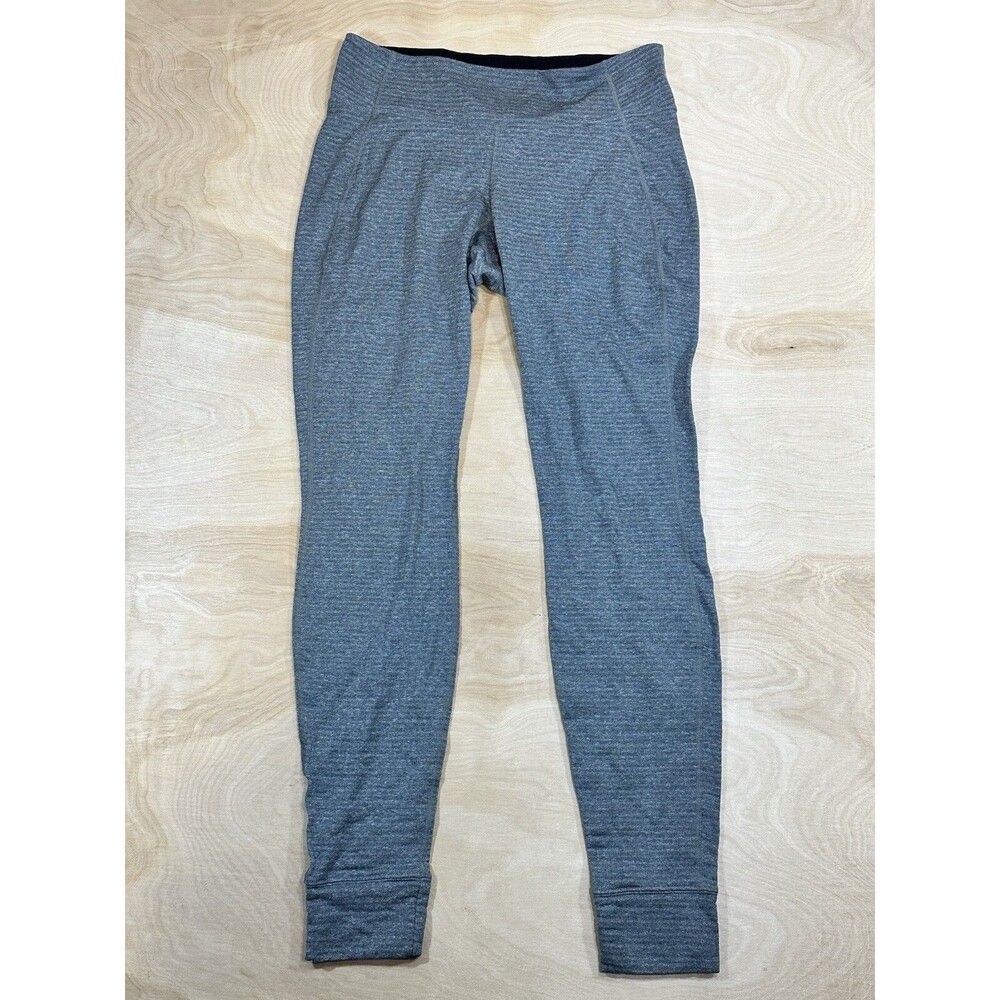 Patagonia Leggings Womens Medium Capilene Baselayer Gray Polartec Power Dry